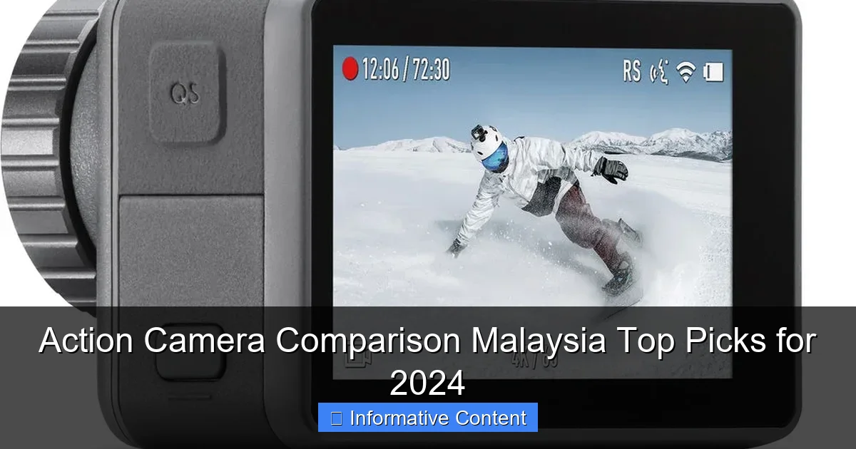 Action Camera Comparison Malaysia Top Picks for 2024