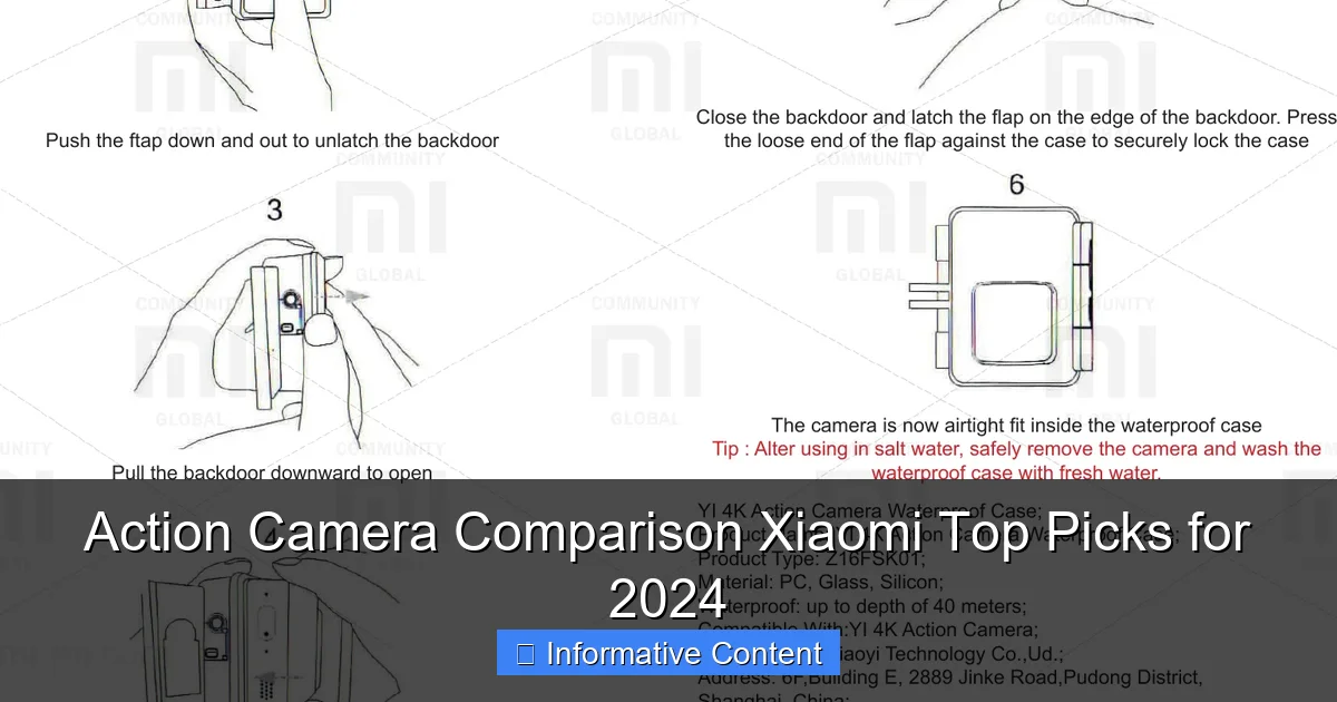 Action Camera Comparison Xiaomi Top Picks for 2024