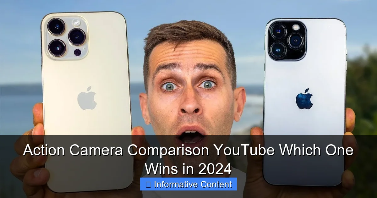 Action Camera Comparison YouTube Which One Wins in 2024
