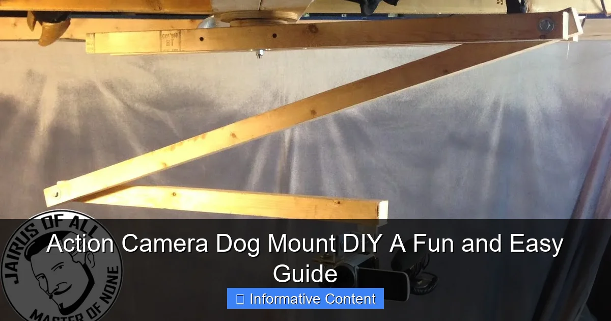 Action Camera Dog Mount DIY A Fun and Easy Guide