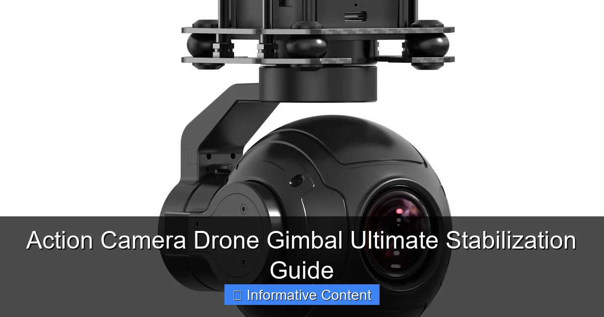 Action Camera Drone Gimbal Ultimate Stabilization Guide