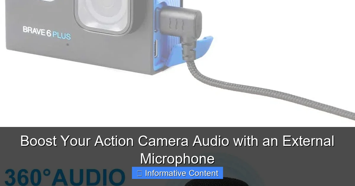 Boost Your Action Camera Audio with an External Microphone