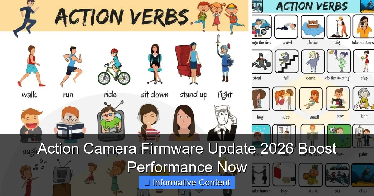 Action Camera Firmware Update 2026 Boost Performance Now