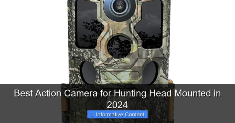 Best Action Camera for Hunting Head Mounted in 2024