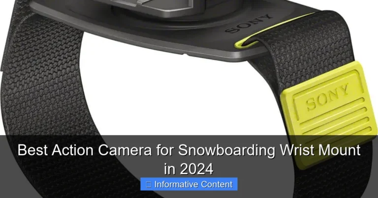 Best Action Camera for Snowboarding Wrist Mount in 2024