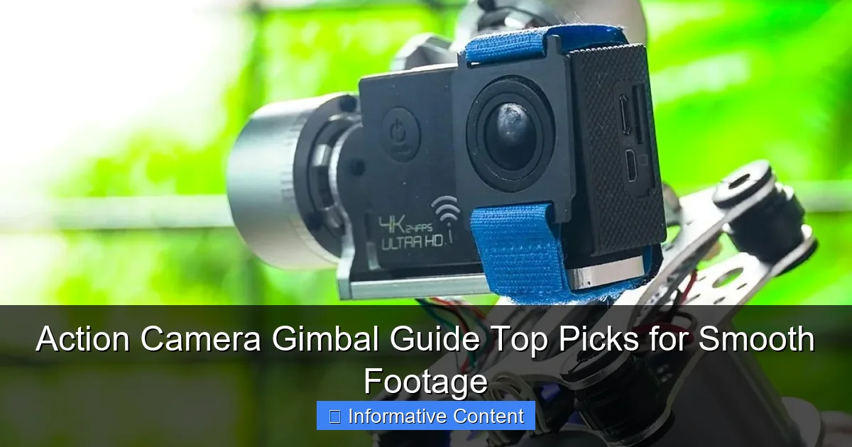 Action Camera Gimbal Guide Top Picks for Smooth Footage