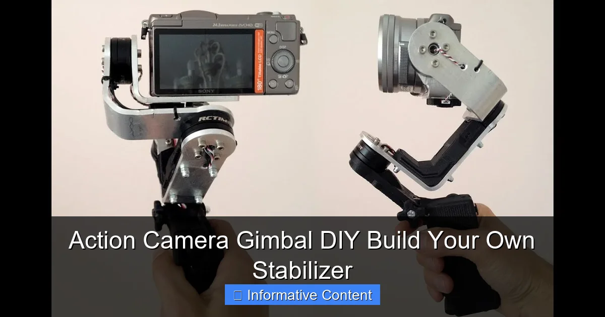 Action Camera Gimbal DIY Build Your Own Stabilizer