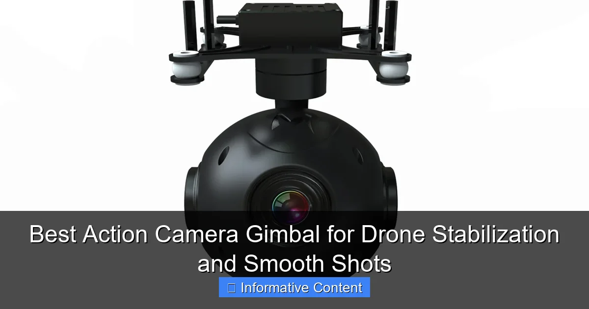 Best Action Camera Gimbal for Drone Stabilization and Smooth Shots