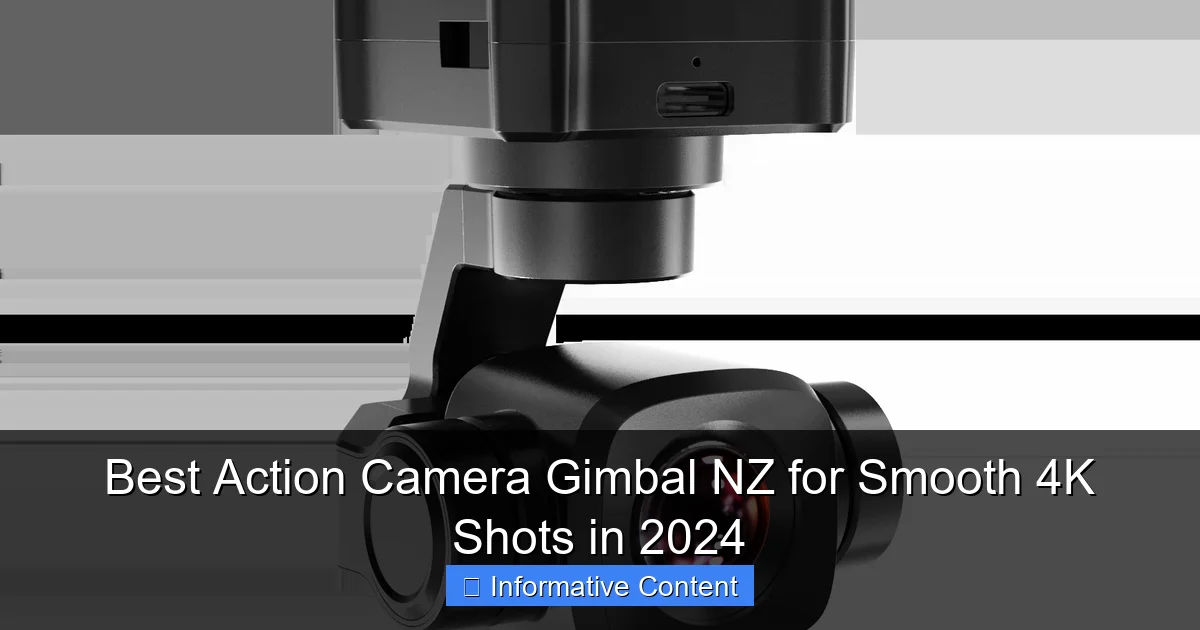 Best Action Camera Gimbal NZ for Smooth 4K Shots in 2024