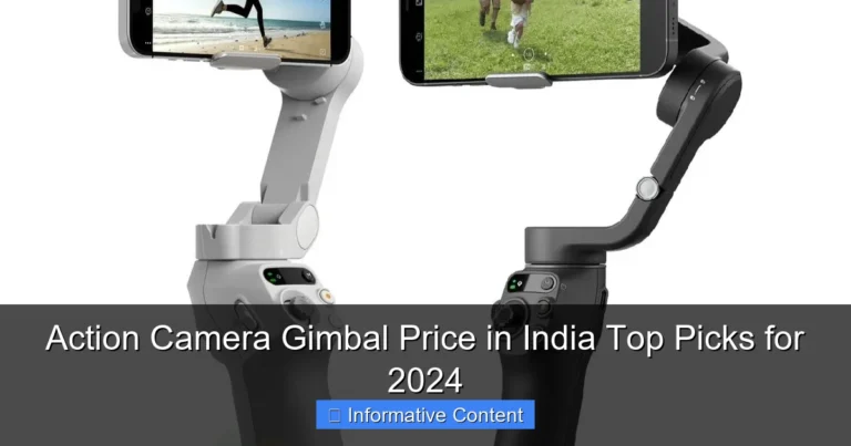 Action Camera Gimbal Price in India Top Picks for 2024