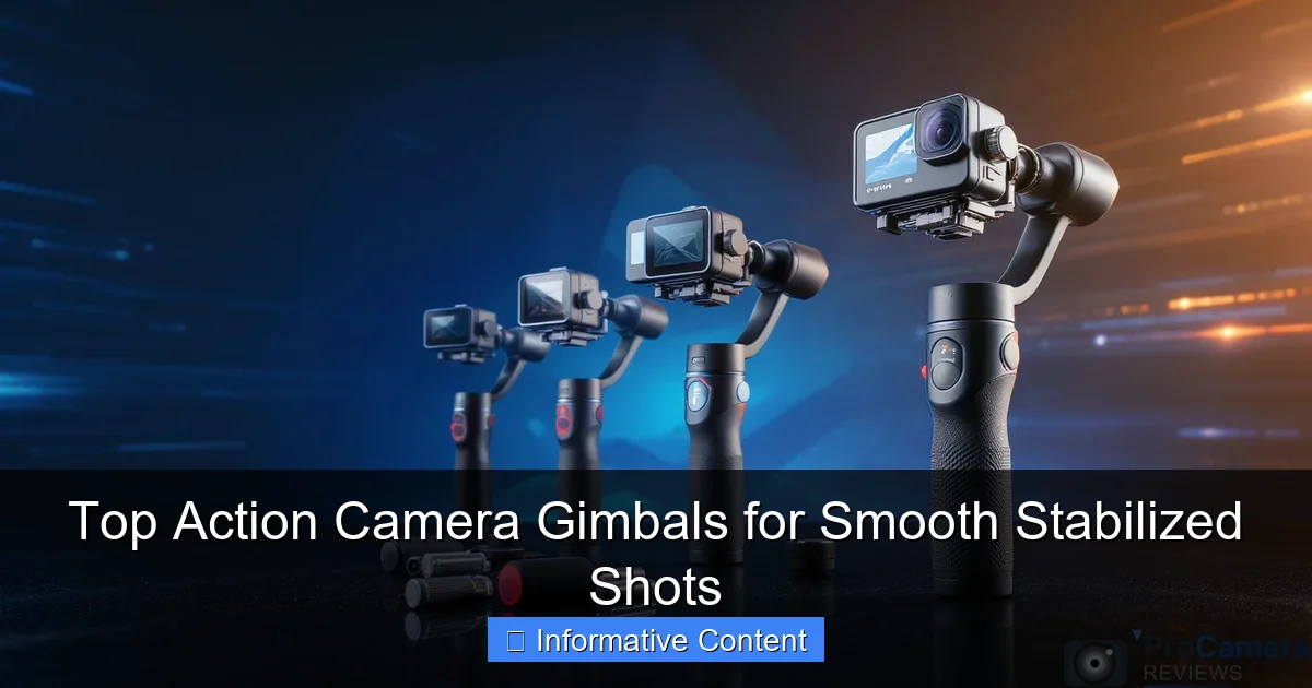 Top Action Camera Gimbals for Smooth Stabilized Shots