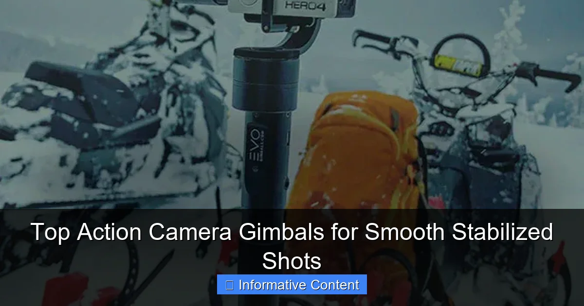 Top Action Camera Gimbals for Smooth Stabilized Shots