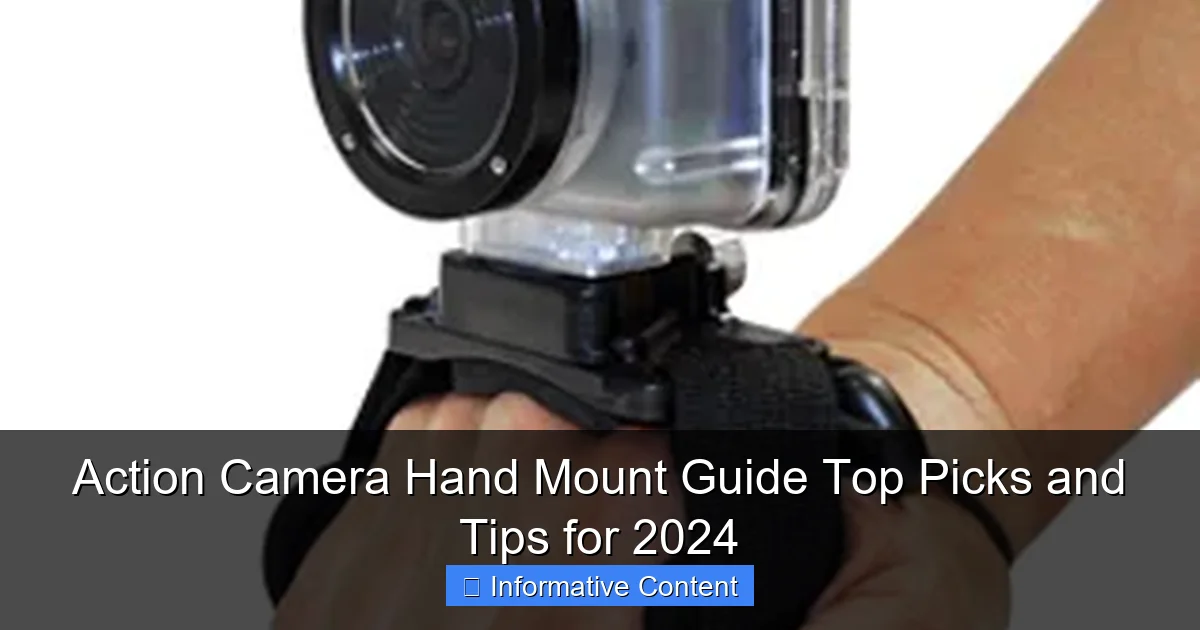 Action Camera Hand Mount Guide Top Picks and Tips for 2024