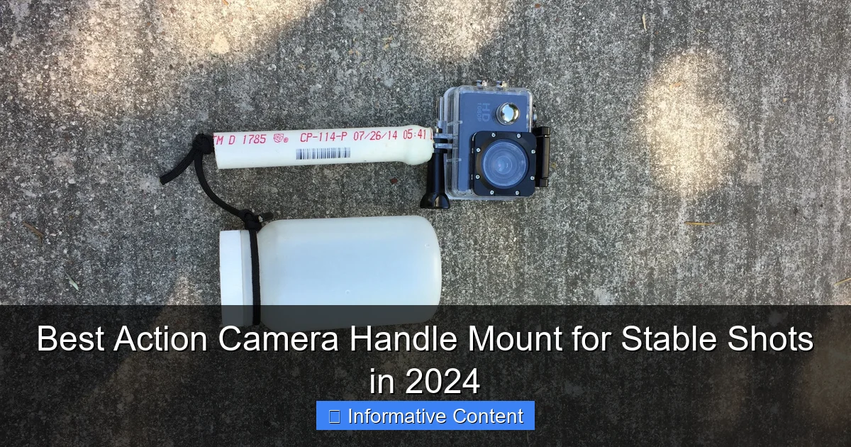 Best Action Camera Handle Mount for Stable Shots in 2024
