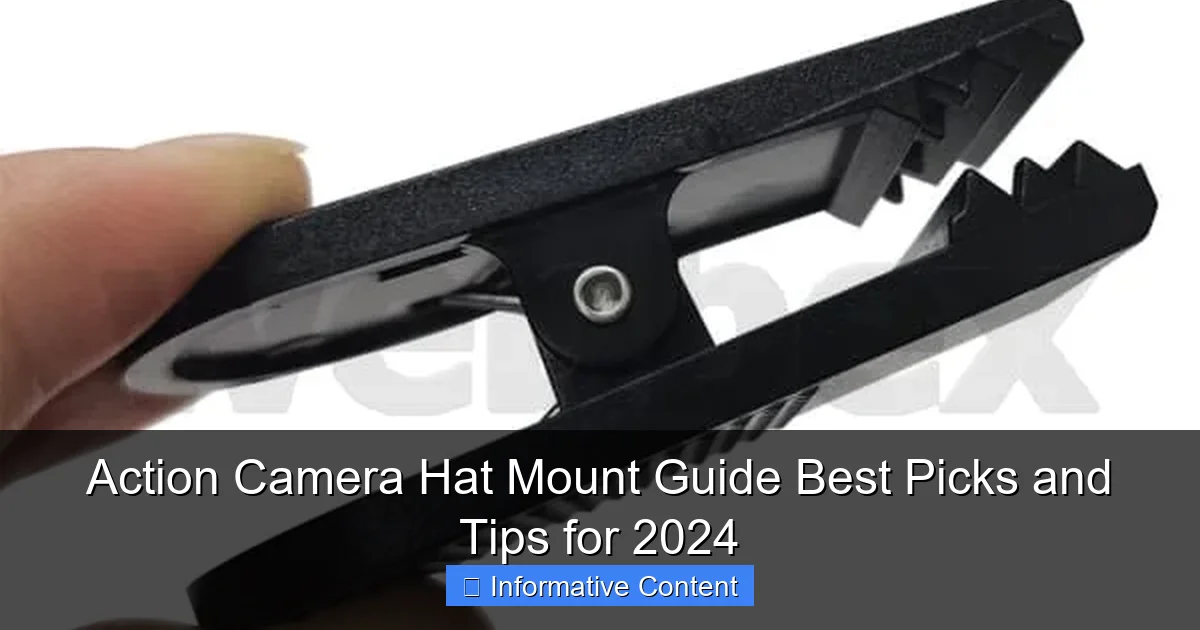 Action Camera Hat Mount Guide Best Picks and Tips for 2024
