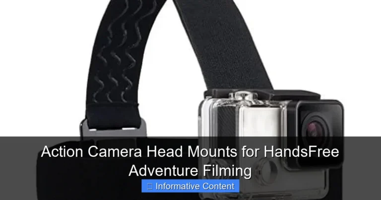 Action Camera Head Mounts for HandsFree Adventure Filming