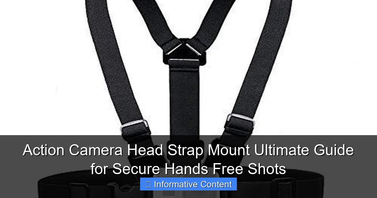 Action Camera Head Strap Mount Ultimate Guide for Secure Hands Free Shots