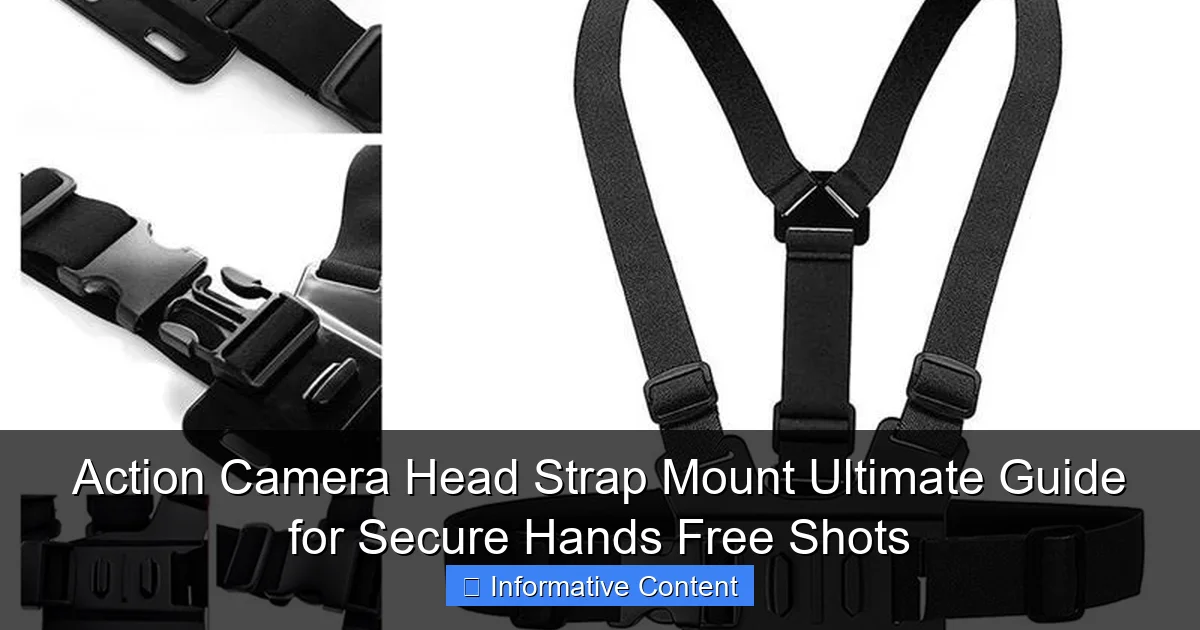 Action Camera Head Strap Mount Ultimate Guide for Secure Hands Free Shots