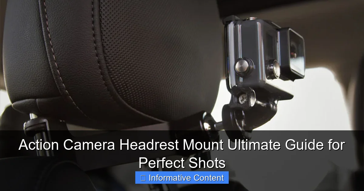 Action Camera Headrest Mount Ultimate Guide for Perfect Shots