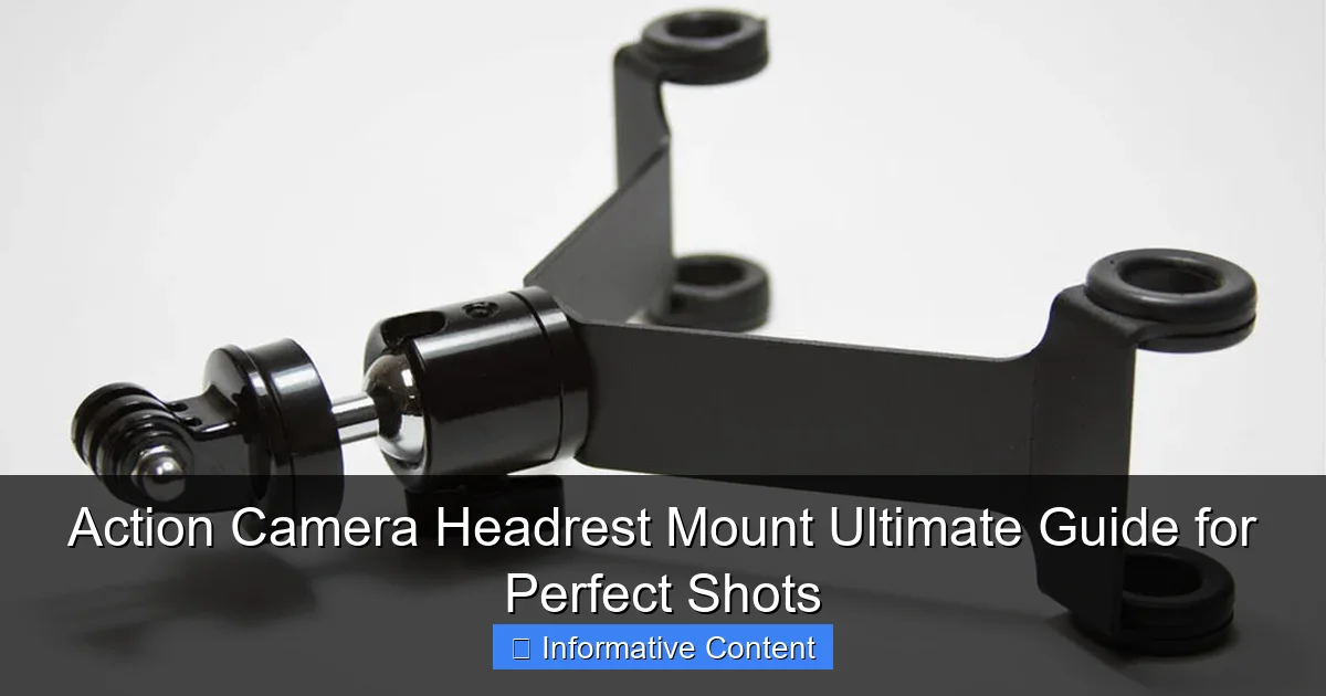 Action Camera Headrest Mount Ultimate Guide for Perfect Shots