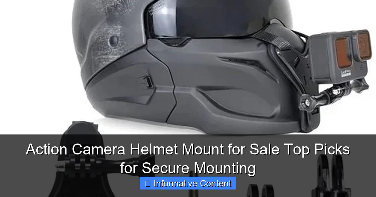 Action Camera Helmet Mount for Sale Top Picks for Secure Mounting