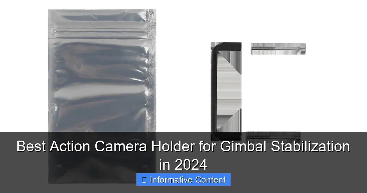 Best Action Camera Holder for Gimbal Stabilization in 2024