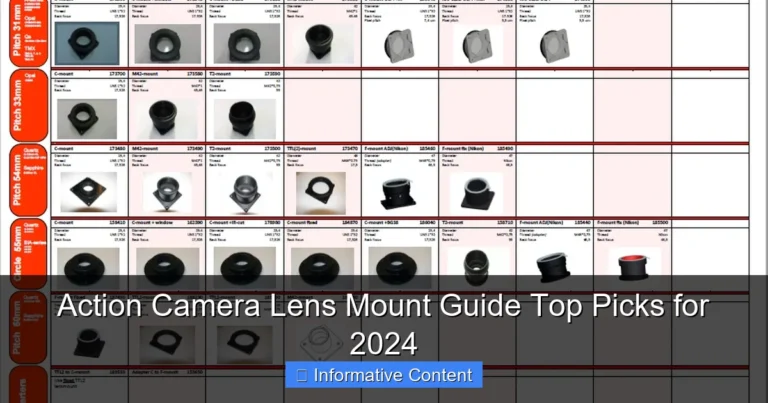 Action Camera Lens Mount Guide Top Picks for 2024