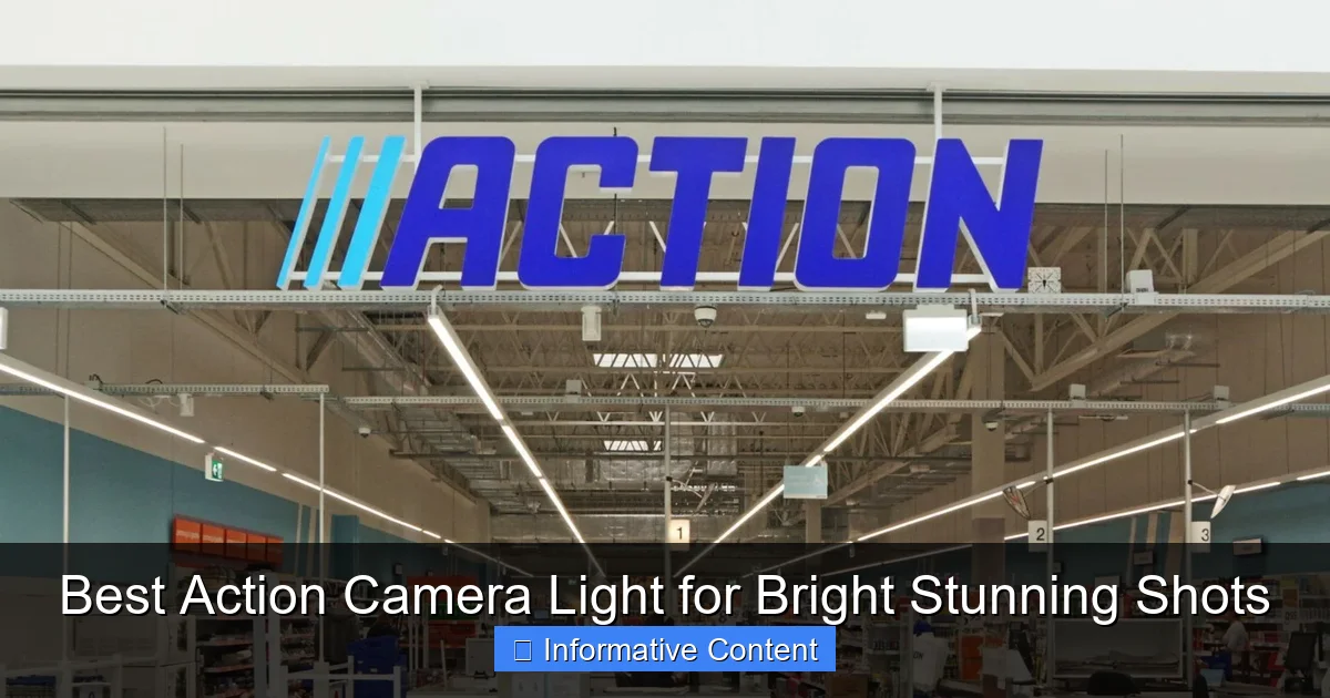 Best Action Camera Light for Bright Stunning Shots