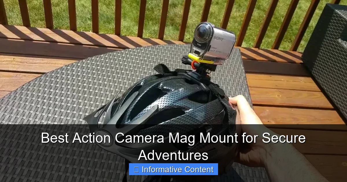 Best Action Camera Mag Mount for Secure Adventures
