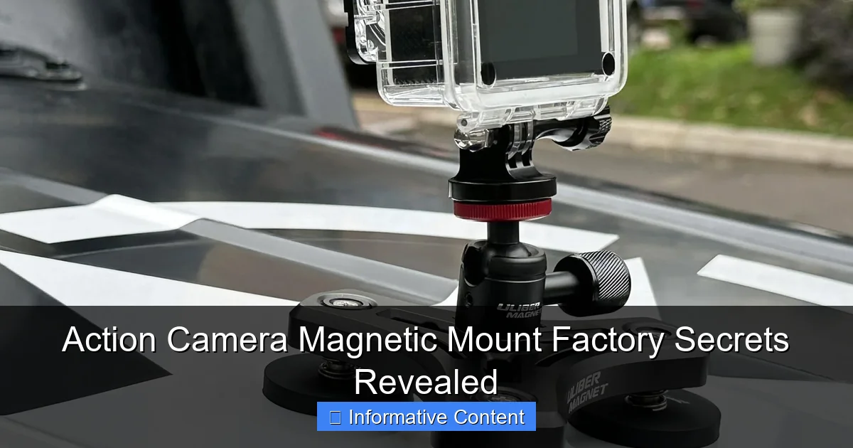 Action Camera Magnetic Mount Factory Secrets Revealed