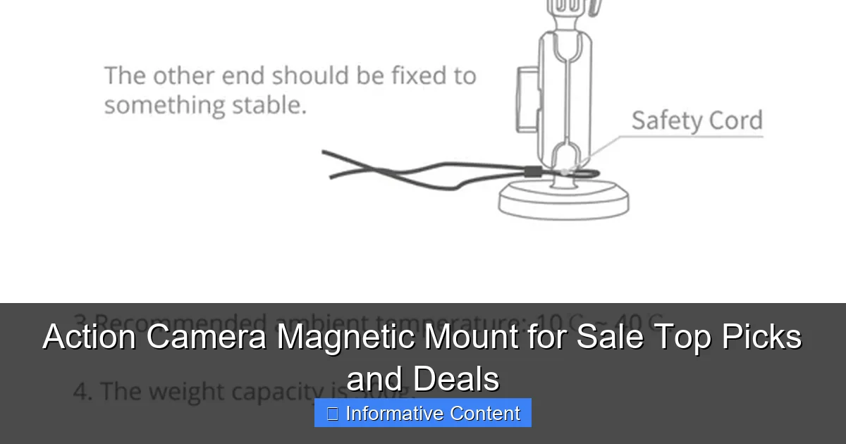 Action Camera Magnetic Mount for Sale Top Picks and Deals
