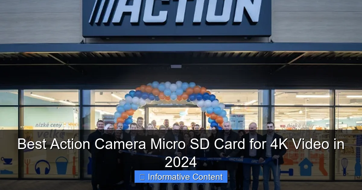 Best Action Camera Micro SD Card for 4K Video in 2024