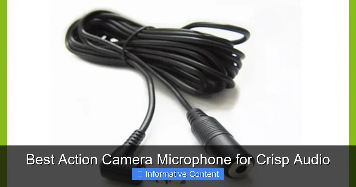 Best Action Camera Microphone for Crisp Audio
