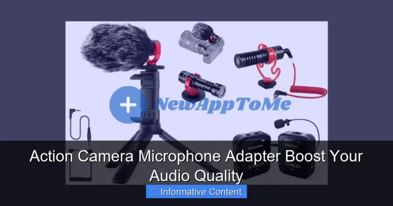 Action Camera Microphone Adapter Boost Your Audio Quality
