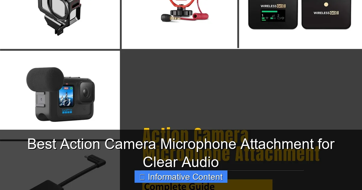 Best Action Camera Microphone Attachment for Clear Audio
