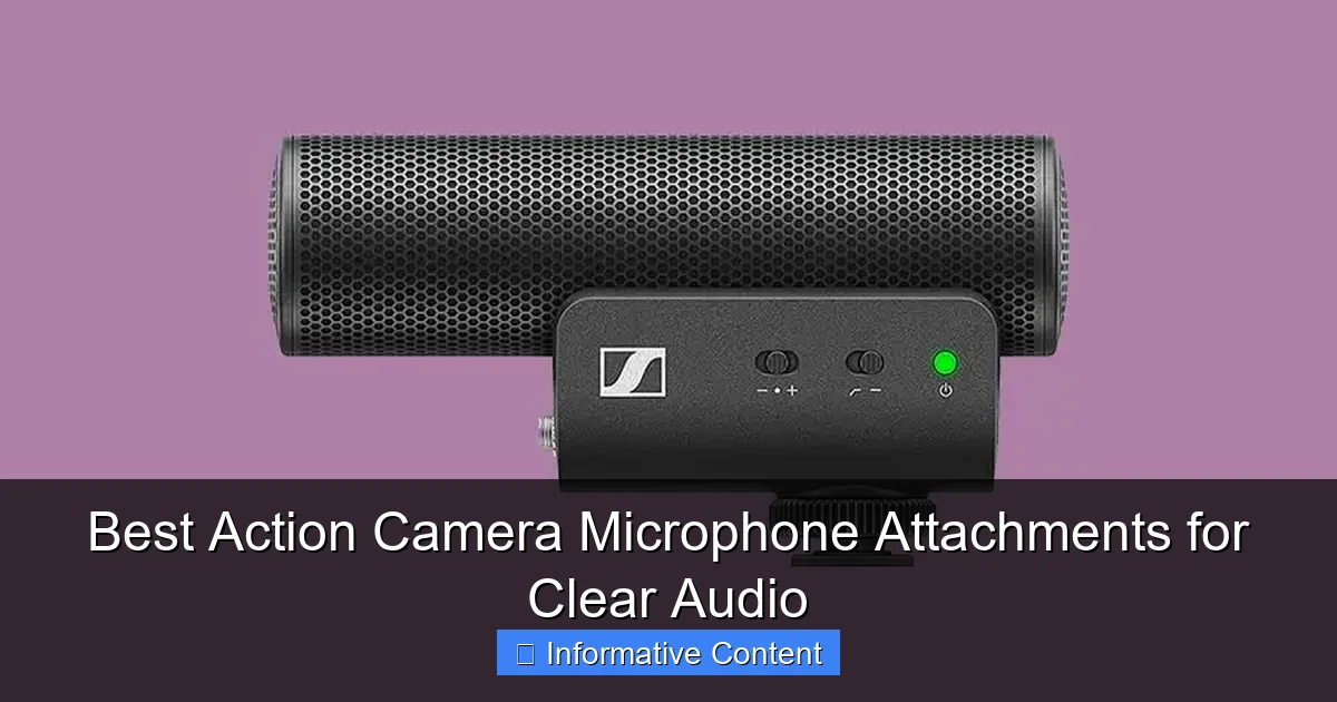 Best Action Camera Microphone Attachments for Clear Audio