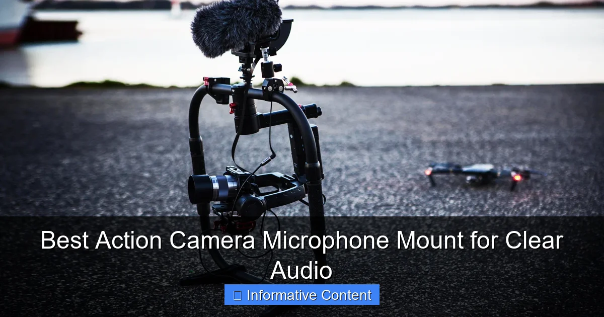 Best Action Camera Microphone Mount for Clear Audio