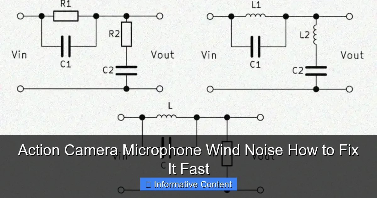 Action Camera Microphone Wind Noise How to Fix It Fast