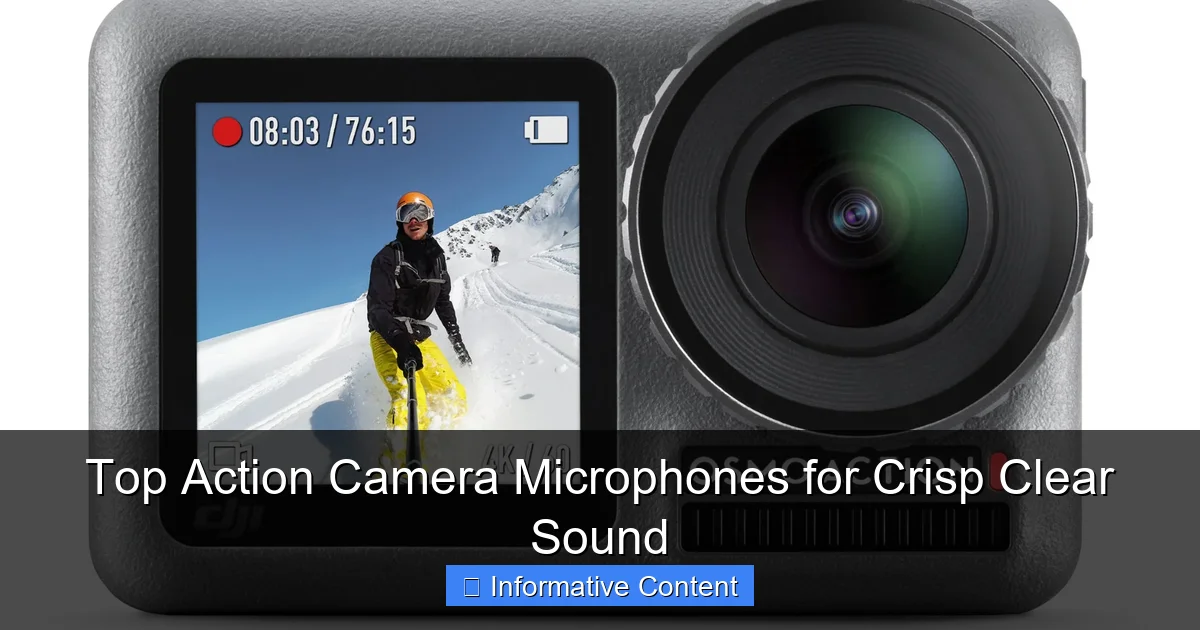 Top Action Camera Microphones for Crisp Clear Sound