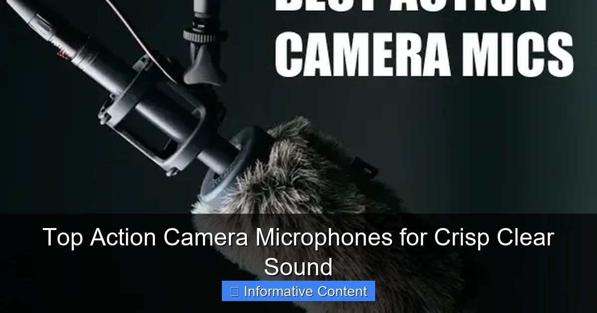 Top Action Camera Microphones for Crisp Clear Sound