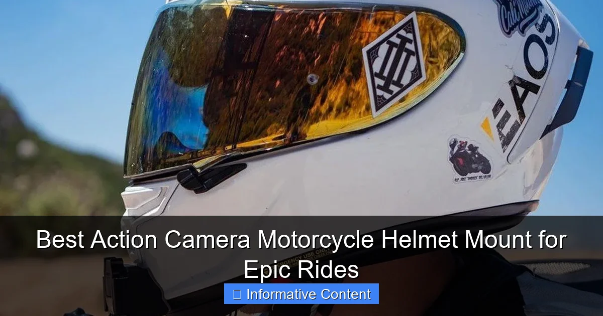 Best Action Camera Motorcycle Helmet Mount for Epic Rides