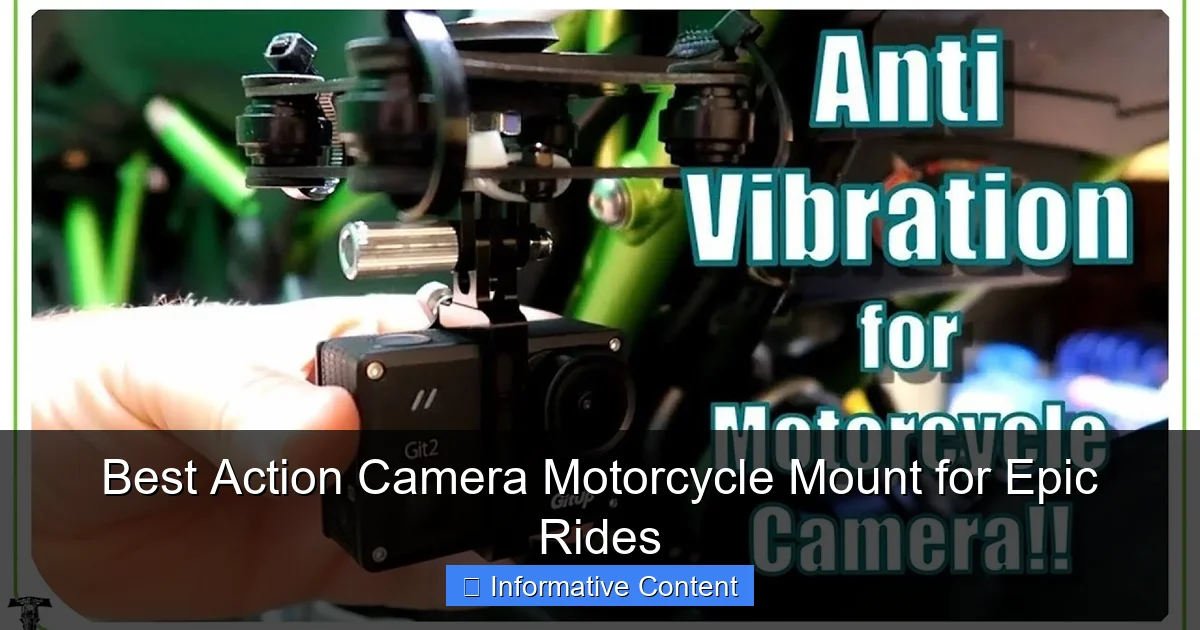 Best Action Camera Motorcycle Mount for Epic Rides