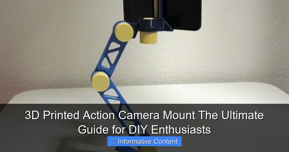 3D Printed Action Camera Mount The Ultimate Guide for DIY Enthusiasts