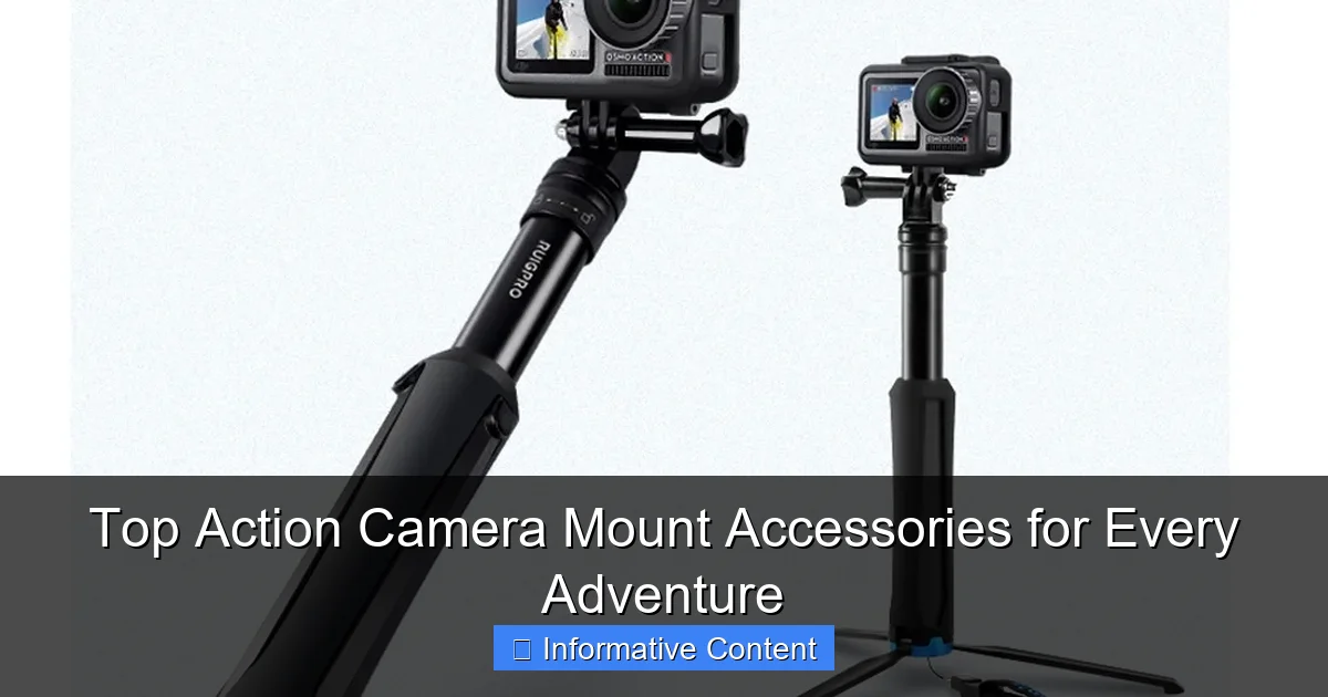 Top Action Camera Mount Accessories for Every Adventure