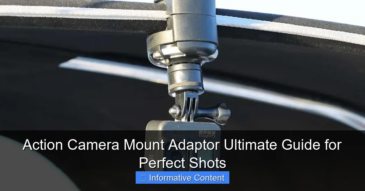 Action Camera Mount Adaptor Ultimate Guide for Perfect Shots