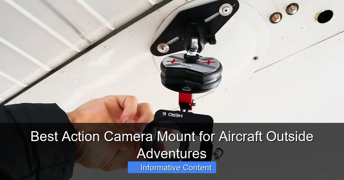Best Action Camera Mount for Aircraft Outside Adventures
