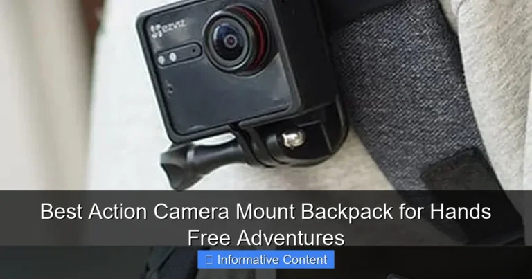Best Action Camera Mount Backpack for Hands Free Adventures