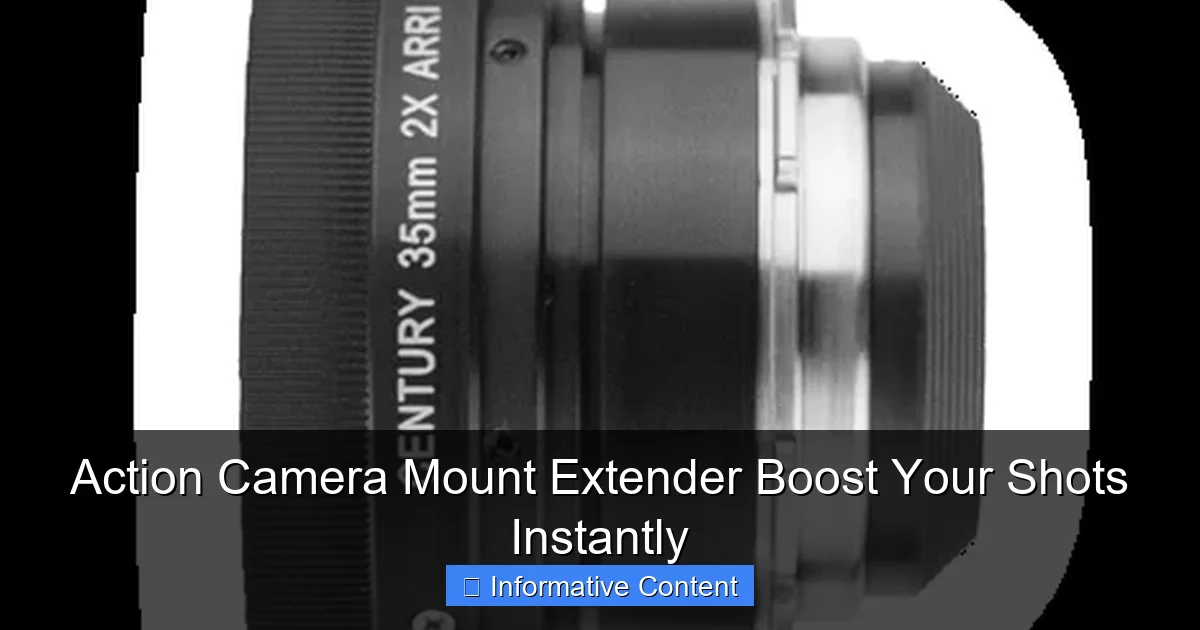 Action Camera Mount Extender Boost Your Shots Instantly