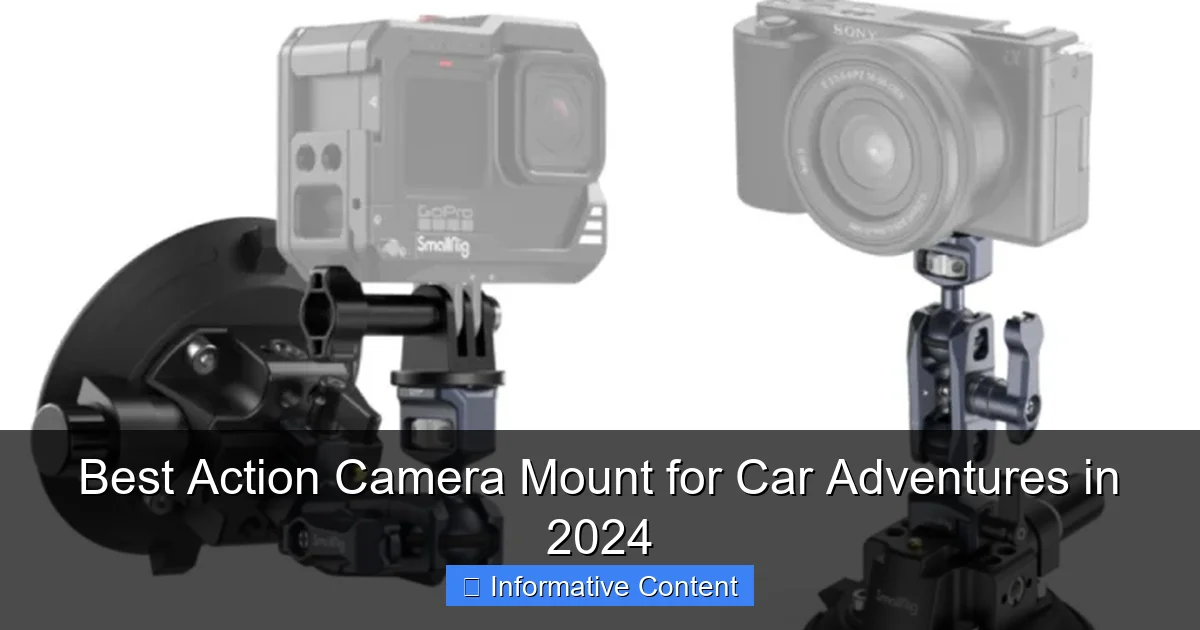 Best Action Camera Mount for Car Adventures in 2024