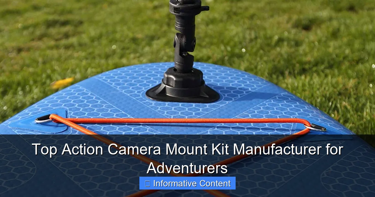 Top Action Camera Mount Kit Manufacturer for Adventurers